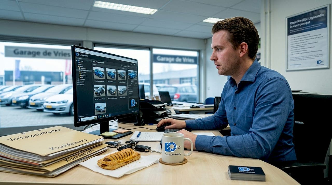 Bulk fotobewerking voor autodealers: 70% tijdwinst
